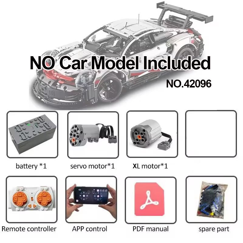 Lego Set Technic - Technische RC Modificatie Motor Kit voor