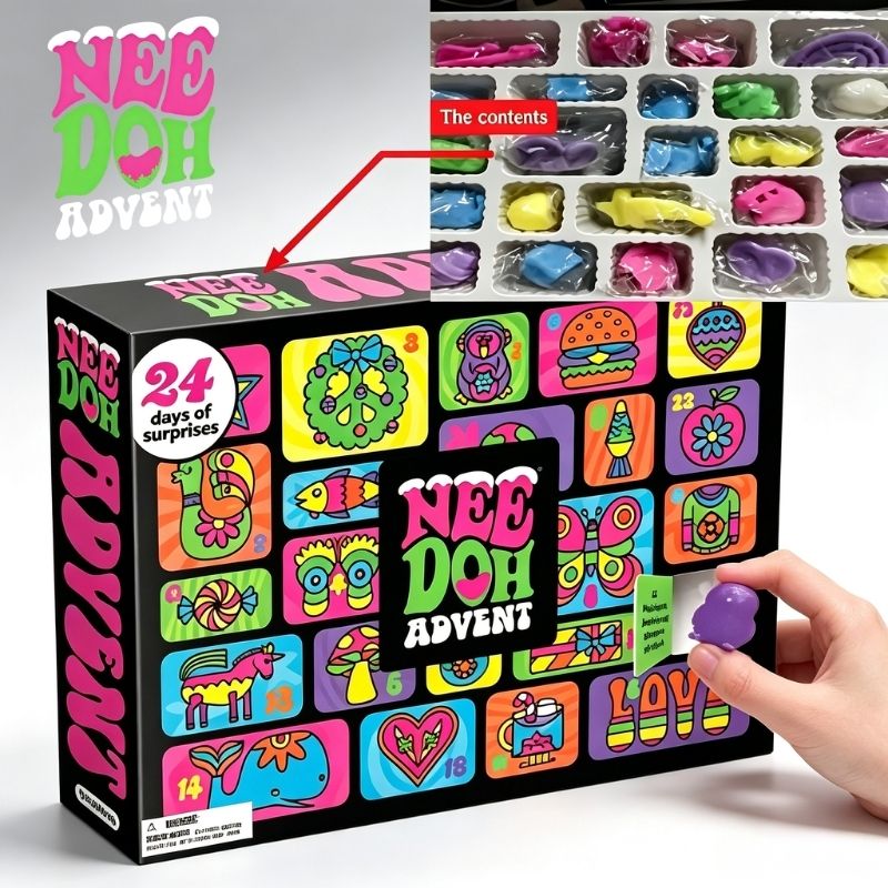 Mystery Box Blind Bag - 2026 Needoh Nieuwe Kerst-Aftelkalender in 2026,