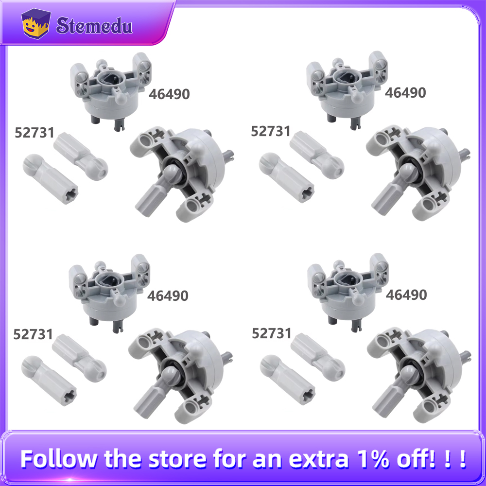 Lego Set Technic - 4 sets technische onderdelen wielnaaf CV