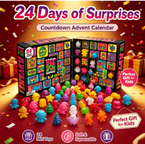 Needoh Adventskalender 24 Dage - Mystery Box Blind Bag recensie en prijs