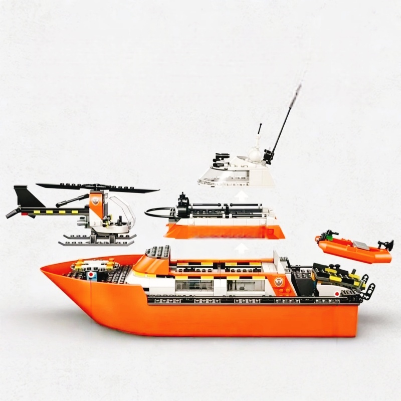 742PCS Reddingsboot Helikopter - Lego Set City recensie en prijs