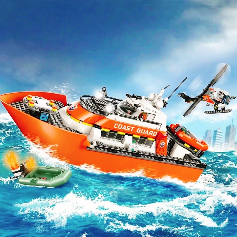 742PCS Reddingsboot Helikopter - Lego Set City recensie en prijs
