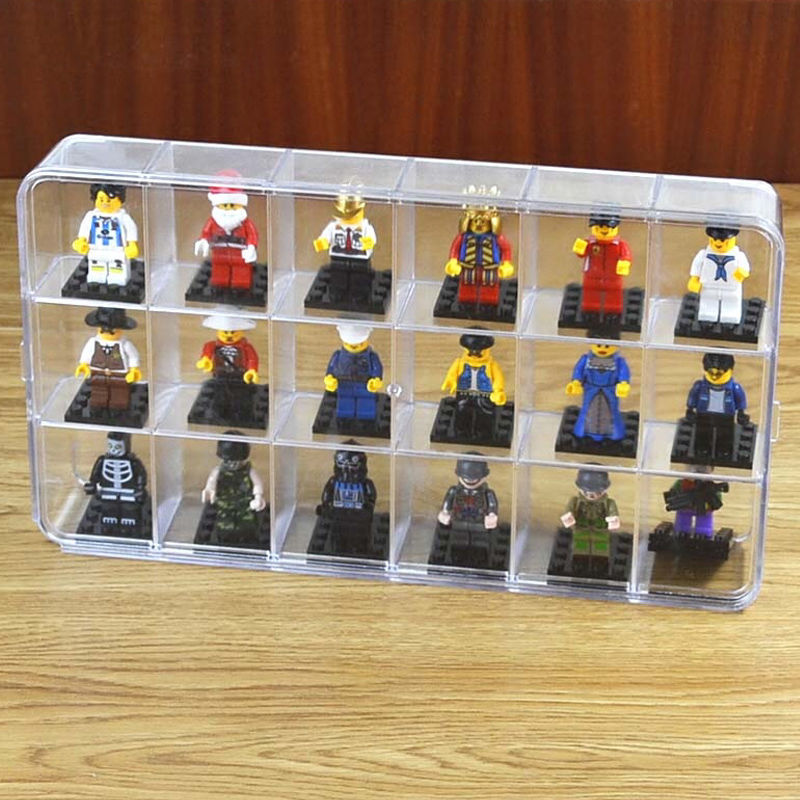 18-raster acryl displaydoos vo - Lego Minifigure Holder recensie en prijs