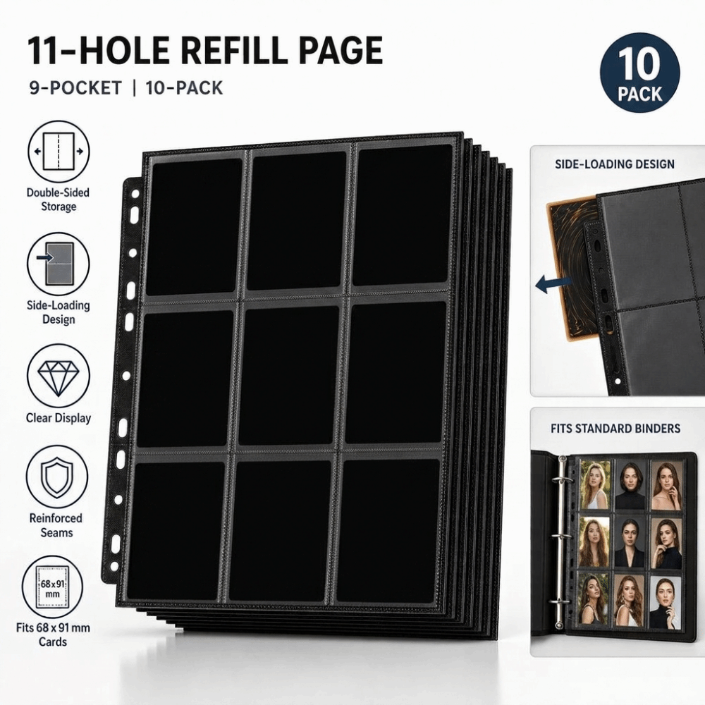 10 stuks 9-zakjes A4 Trading C - Trading Card Binder recensie en prijs