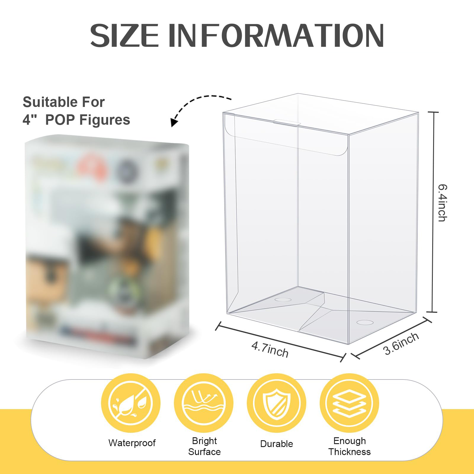 Transparante displaykast compa - Funko Pop Protector recensie en prijs