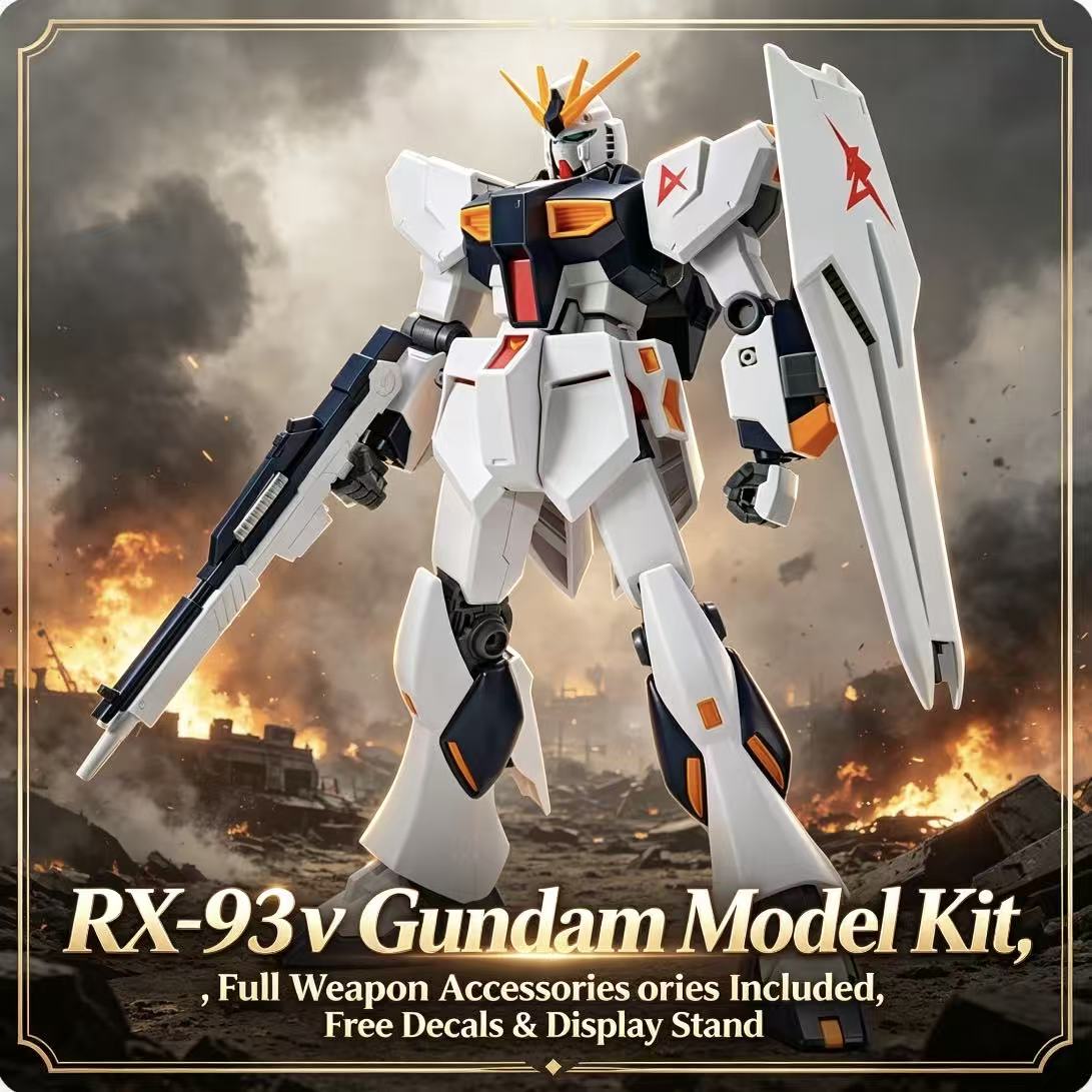 93HG 1/144 ENTRY GRADE RX-93 V - Bandai Model Gundam Hg recensie en prijs