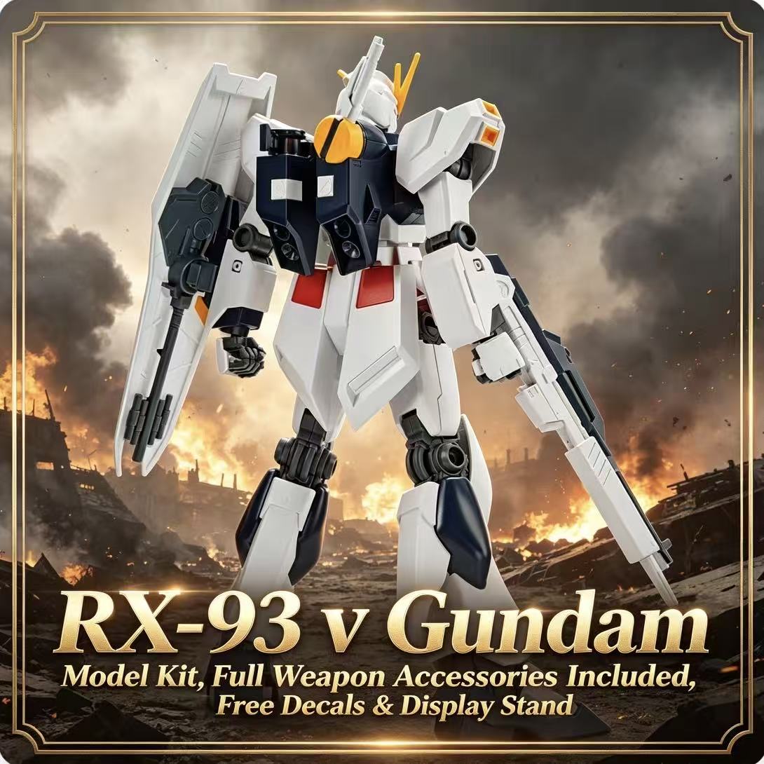 93HG 1/144 ENTRY GRADE RX-93 V - Bandai Model Gundam Hg recensie en prijs